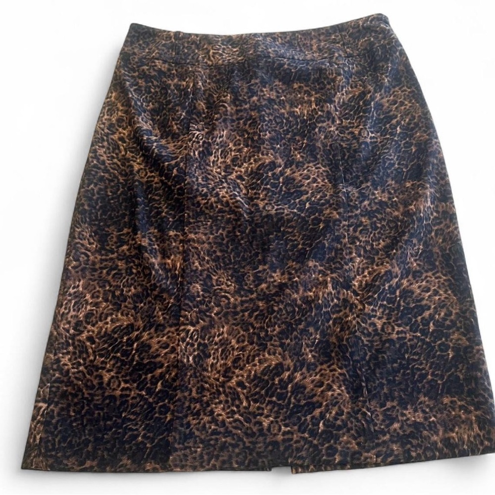 Harve Benard Womens Vintage Animal Leopard Print Pencil Skirt Size 12 Mob Wife